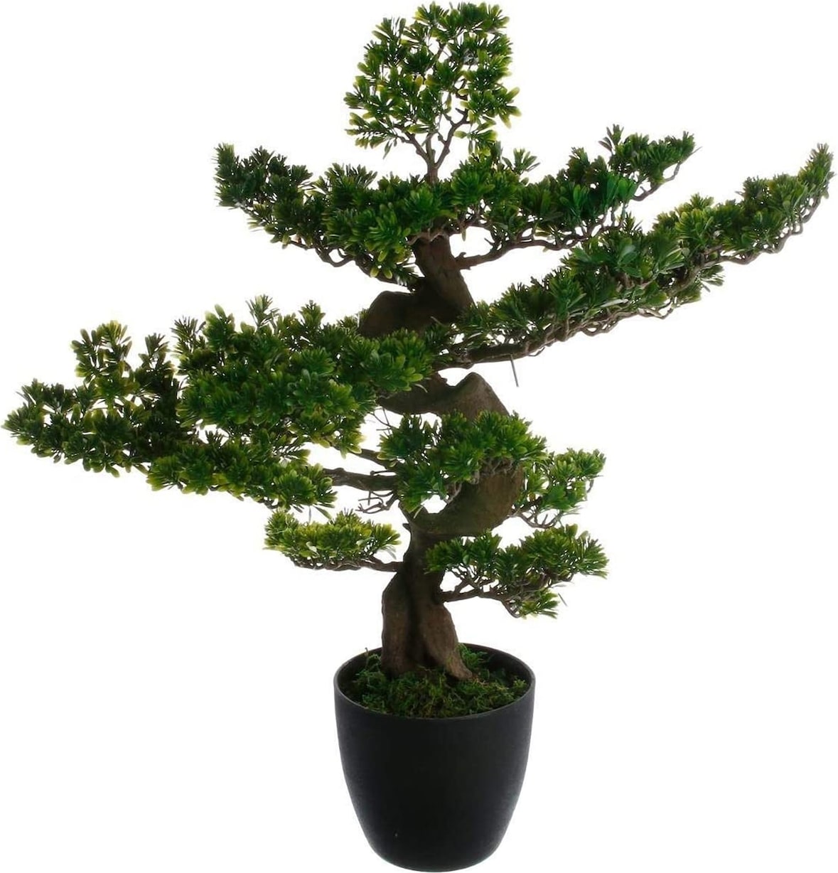 WellHome - Künstlicher Bonsai für drinnen und draußen, 20x20x17,5cm