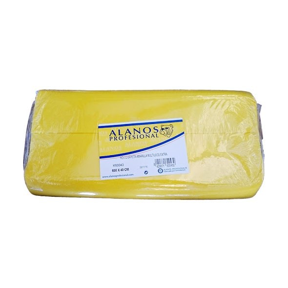 Bayeta amarilla multiusos calidad extra. Rollo 6m