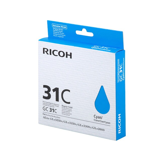 Tinten RICOH 405689 RICOH AF GXE3300N GEL TINTE CY ST