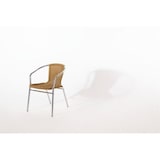 thumbnail of Bolero rieten stoelen van aluminium en PE riet naturel 4 stuks