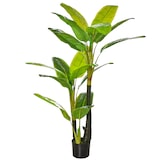 thumbnail of HOMCOM Banano Pianta in Vaso Pianta Finta per Interno ed Esterno 150cm