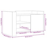 thumbnail of vidaXL Couchtisch Braun Eichen-Optik 80x50x50 cm Holzwerkstoff