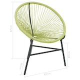 thumbnail of vidaXL Acapulco-Gartenstuhl Poly Rattan Grün