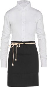thumbnail of CORSICA - Cord Bistro Apron with Pocket: One Size / Black