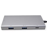 thumbnail of VALUE USB Typ C Dockingstation, HDMI+DP 4K60, 3x USB 3.2Gen1 (1x C + 2x A), 1x PD, 1x RJ45