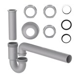 thumbnail of ECO SAVE Siphon, nachhaltiger Waschbecken Abfluss, Geruchsverschluss aus recyceltem Kunststoff, Röhrensiphon