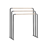 thumbnail of Yamazaki Home Handtuchhalter Handtuchständer freistehend Bad Metall schwarz stehend 3 Reihen