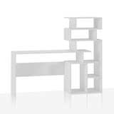 thumbnail of Oreste Luchetta Scrivania con Libreria KLEVE in MDF H.135 x L.158 x P.39,5 cm finitura Larice Bianco