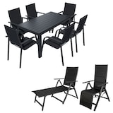 thumbnail of Alu Gartenset Gartensitzgruppe Gartenmöbel Set Sitzgruppe Essgruppe 9 teilig