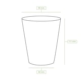 thumbnail of BIOZOYG 1000 Stück Heißgetränke-Trinkbecher 300ml / 12ozPappe Winterliche Bedruckung, Einwegbecher Glühweinbecher Pappbecher, biologisch abbaubar