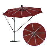 thumbnail of Parasol Terre cuite 294 x 294 x 248 cm Polyester et Aluminium Modèle Atlas Outdoor