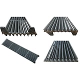 thumbnail of KBS Gas Vaporgrill 15Kw Wasserbecken und Ablasshahn gerillt Unterbau geschlossen