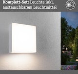 thumbnail of Paulmann LED Außenwandleuchte Azalena Dämmerungsgesteuerter Bewegungsmelder (HF)  IP44  250x250mm 3000K 8,5W 700lm 230V  Weiß Kunststoff#Aluminium