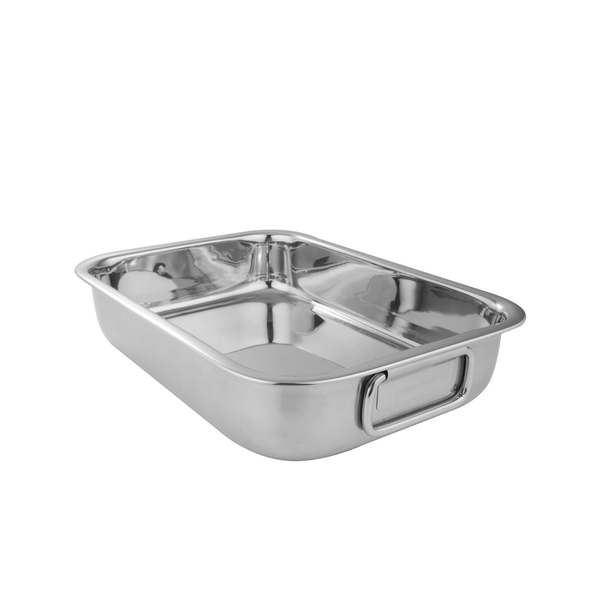 METRO PROFESSIONAL Auflaufform, Edelstahl 18/8, 51.5 x 41.5 x 7.9 cm, rechteckig, silber