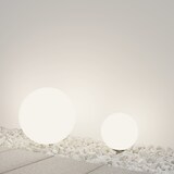 thumbnail of Moderne Outdoor Globe Stehleuchte 1 Licht Kunststoff Weiß Minimalistisch Kugel Rund für 1 x E27 30W nicht inkl.