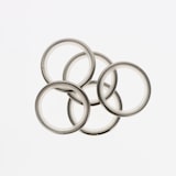 thumbnail of Lot de 10 anneaux avec insert pour rideaux de 35x42mm en Nickel Mat - Boulet