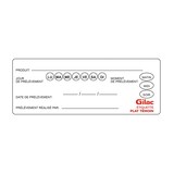 thumbnail of GILAC Étiquettes de traçabilité alimentaire repositionnables - boite de 350 - Blanc G902002
