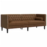 thumbnail of vidaXL 2-tlg. Chesterfield-Sofa-Set Braun Kunstleder Wildleder-Optik
