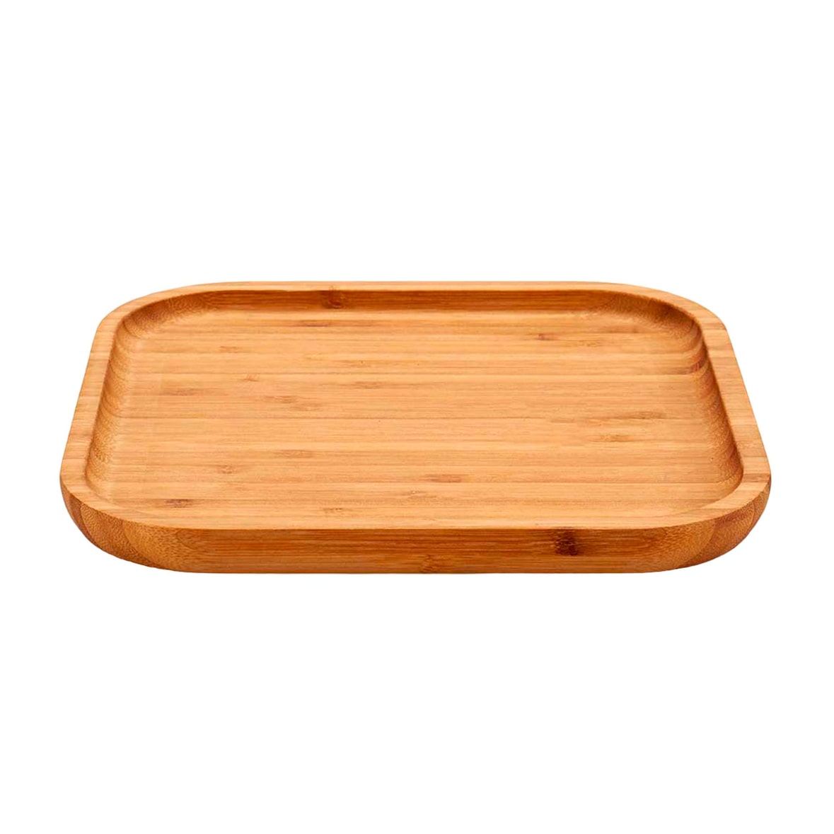 San Ignacio KINVARA - Kleines quadratisches Bambus-Snackbrett 20x20cm