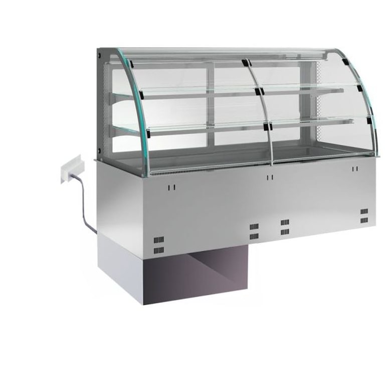 KBS Einbau-Kühlvitrine für die Selbstbedienung GN 4/1 ohne Maschine 1455x700x925 mm