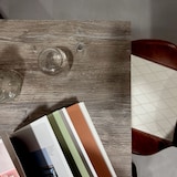 thumbnail of Restootab - Tavolo bistrot 70x70cm laminato legno saman