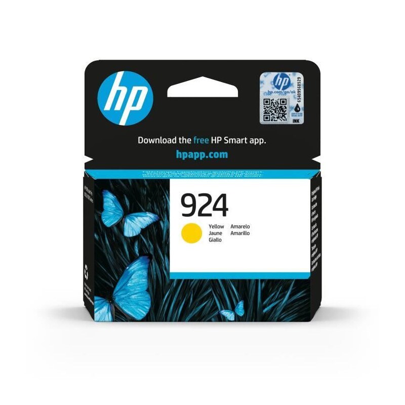 Hp 924 Cartouche Encre Authentique Jaune