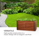 thumbnail of Rust Grow Hochbeet Gartenbeet verzinktes Stahlblech Rost-Finish Rost