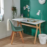 thumbnail of Bureau scandinave 120 cm MOBOX blanc