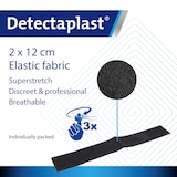 thumbnail of Detectaplast Pflaster Heavy Duty Schwarz Textil 12 x 2 cm