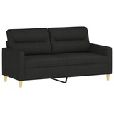 thumbnail of vidaXL 2-Sitzer-Sofa Schwarz 140 cm Stoff