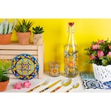 thumbnail of Excelsa Glasflasche Trinacria 100 Cl Bunt