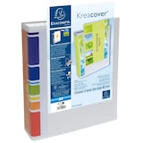 thumbnail of Exacompta - Réf. 200802H - Carton de 10 classeurs à Levier A4 personnalisables - Dos 80mm - Mécanique 75mm - 32 x 28 x 8 cm - Blanc