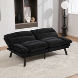 thumbnail of Chenille Zweisitzer Sofa mit verstellbaren Rückenlehnen – ergonomisches Design und hoher Komfort Schwarz