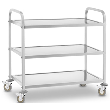 Royal Catering Carro de servicio - 3 estantes - hasta 500 kg