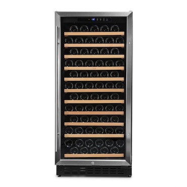 Vinobox Cave à vin 110 Grand Cru 1T Inox, encastrable ou freestanding, 1 zone de température