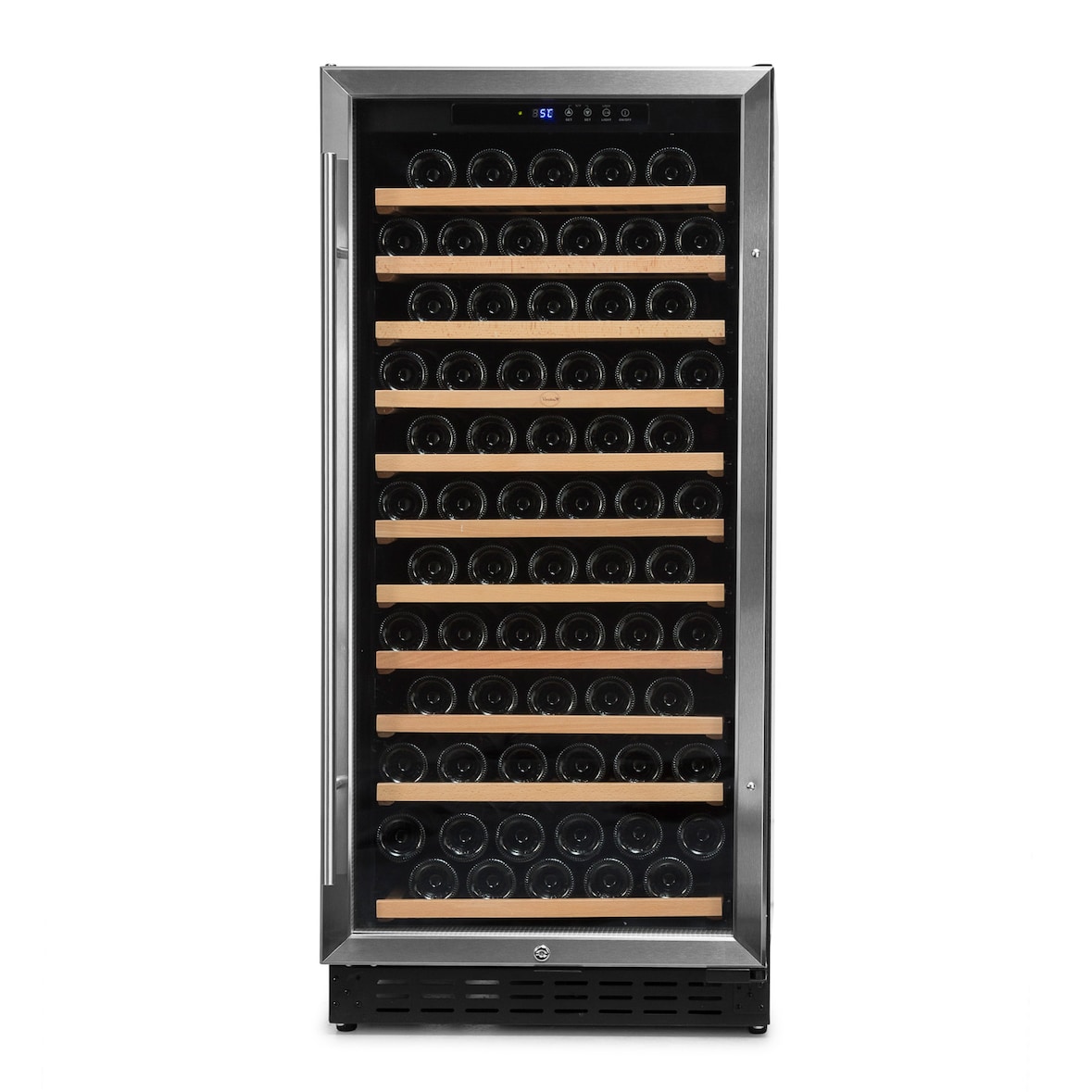 Vinobox Cave à vin 110 Grand Cru 1T Inox, encastrable ou freestanding, 1 zone de température