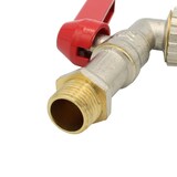 thumbnail of Messing Kugelauslaufhahn 1/2` flacher Griff