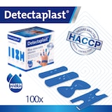 thumbnail of Blaues detektierbares wasserabweisendes Pflaster - Sortiment 4 Größen - 100St