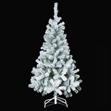 thumbnail of Sapin de Noël artificiel Vert floqué enneigé H 150 cm