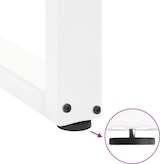 thumbnail of vidaXL Couchtischbeine U-Form 2 Stk. Weiß 70x(30-31) cm Stahl
