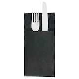 thumbnail of Garcia de Pou 700 Unités - Serviettes Kangourou 55 G/M2 40X40 Cm Noir Airlaid