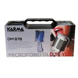 thumbnail of Microphone Rétro Karma DM878 en métal avec une prise XLR et un connecteur pour trépied - Mallette de transport
