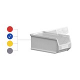 thumbnail of PROREGAL 10x Blaue Sichtlagerbox 2.0 mit Abdeckung | HxBxT 7,5x10x17,5cm | 0,8 Liter | Sichtlagerbehälter, Sichtlagerkasten