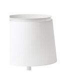 thumbnail of Savoy, Applique con paralume in tessuto bianco, Faro Barcelona