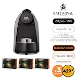 thumbnail of Machine à Café CRpro 100 compatible avec les Capsules de café Nespresso®* Professional + 3 Boîtes Espresso Forte soit 150 Dosettes Pro