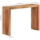 thumbnail of Mesa consola madera maciza de acacia 110x30x76 cm