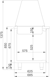 thumbnail of Saladette 2 portes 3x 1/1GN récipient - Combisteel