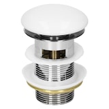 thumbnail of ECD Germany Aufsatzwaschbecken Keramik Weiß 515×360×130 mm, mit Überlauf, inkl. Ablaufgarnitur – modernes Design Waschbecken