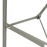 thumbnail of Mesa plegable rectangular Bolero blanca, 122 cm