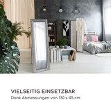 thumbnail of Norwich Spiegel Holzrahmen rechteckig 130 x 45 cm Mosaik-DesignSilber